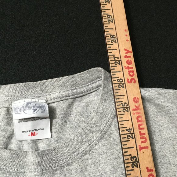 #FF Universal Studios Hollywood Shirt Mens Medium distress vintage double sided - Picture 3 of 9